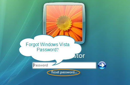 reset Windows Vista password